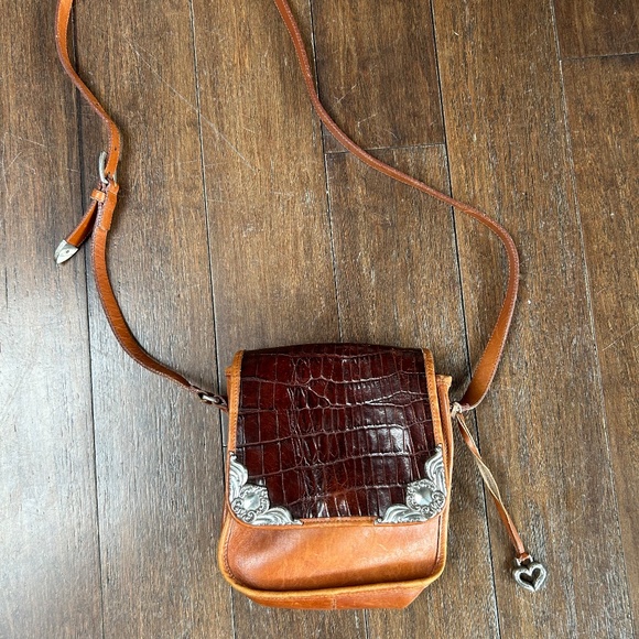 Brighton Crossbody American Leather Purse - Picture 1 of 5